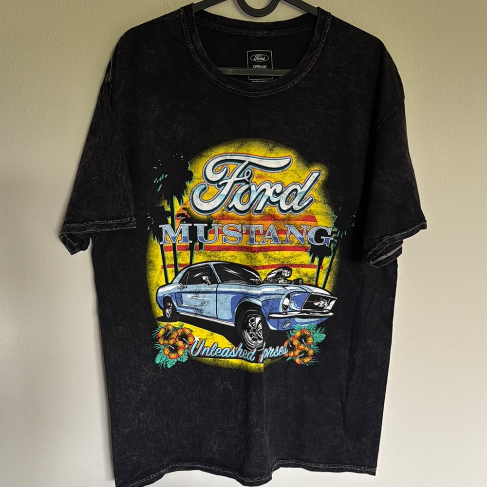 Brand New Ford Black and Blue Vintage Tee - Men’s Size M/L